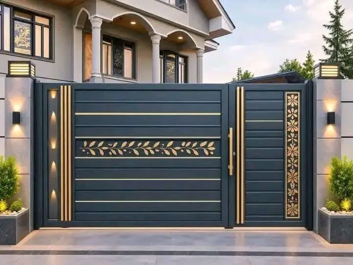 Pintu Aksen Metalik — Inspirasi pilihan motif pintu