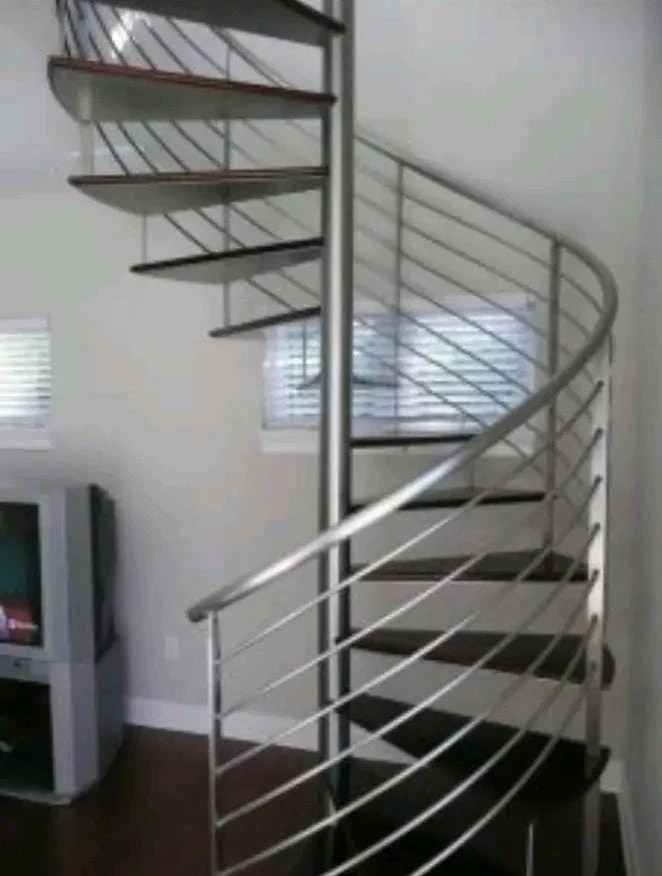 Railing Tangga Spiral Stainless Steel